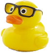 Geeky Rubber Duck