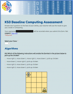  computing baseline assessment